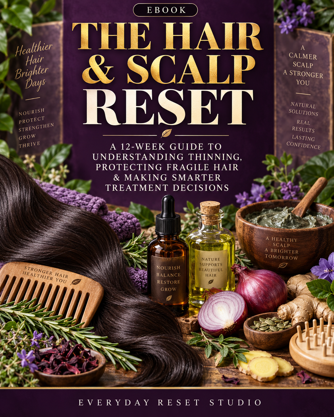 THE HAIR & SCALP RESET — 12-Week Hair Growth & Scalp Guide