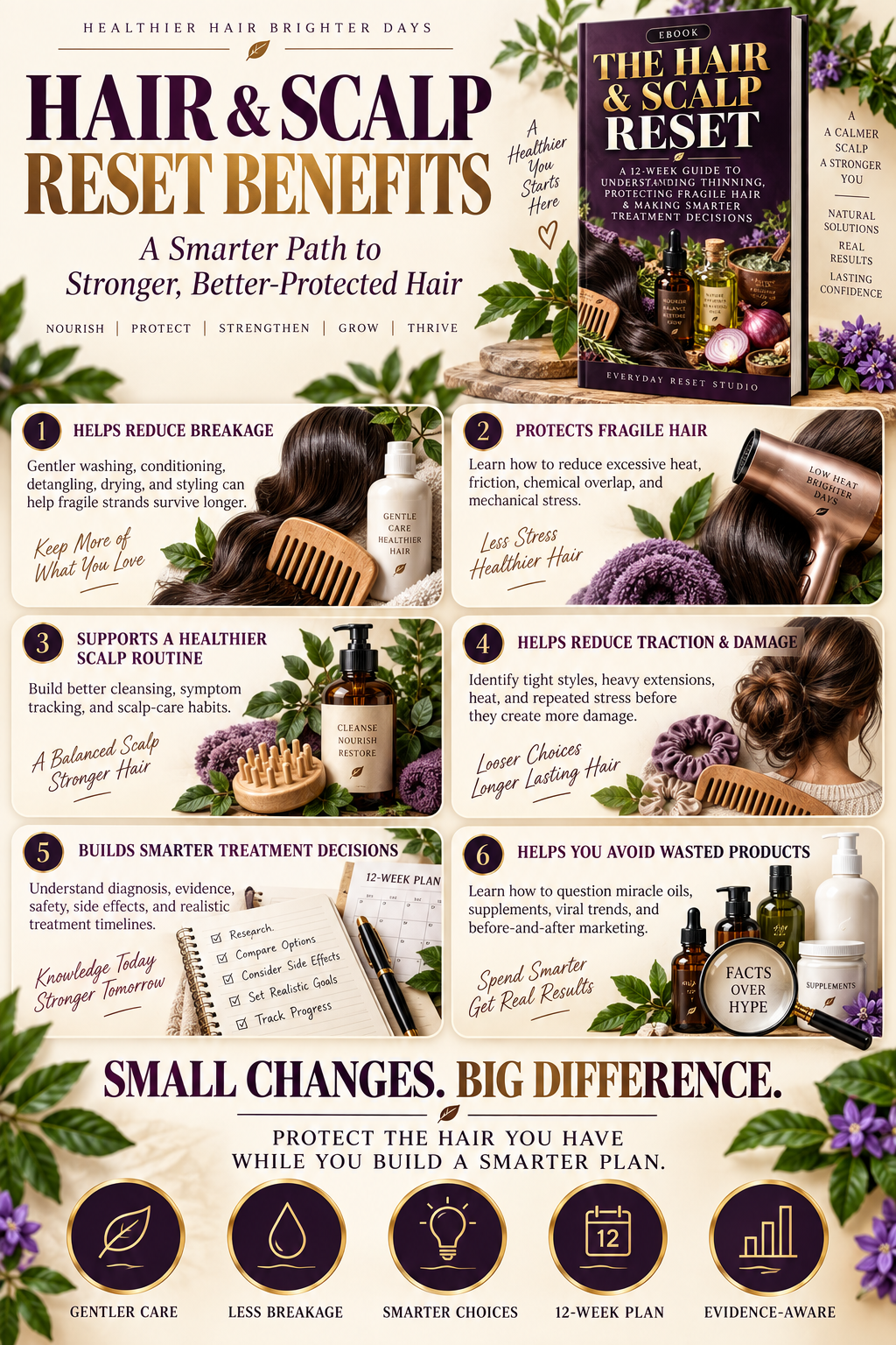 THE HAIR & SCALP RESET — 12-Week Hair Growth & Scalp Guide