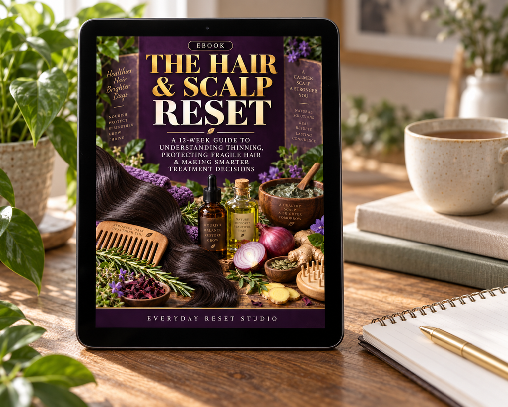 THE HAIR & SCALP RESET — 12-Week Hair Growth & Scalp Guide